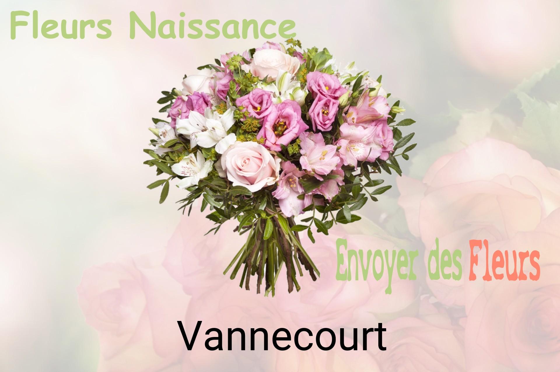 Bouquet de fleurs de naissance livré à Vannecourt